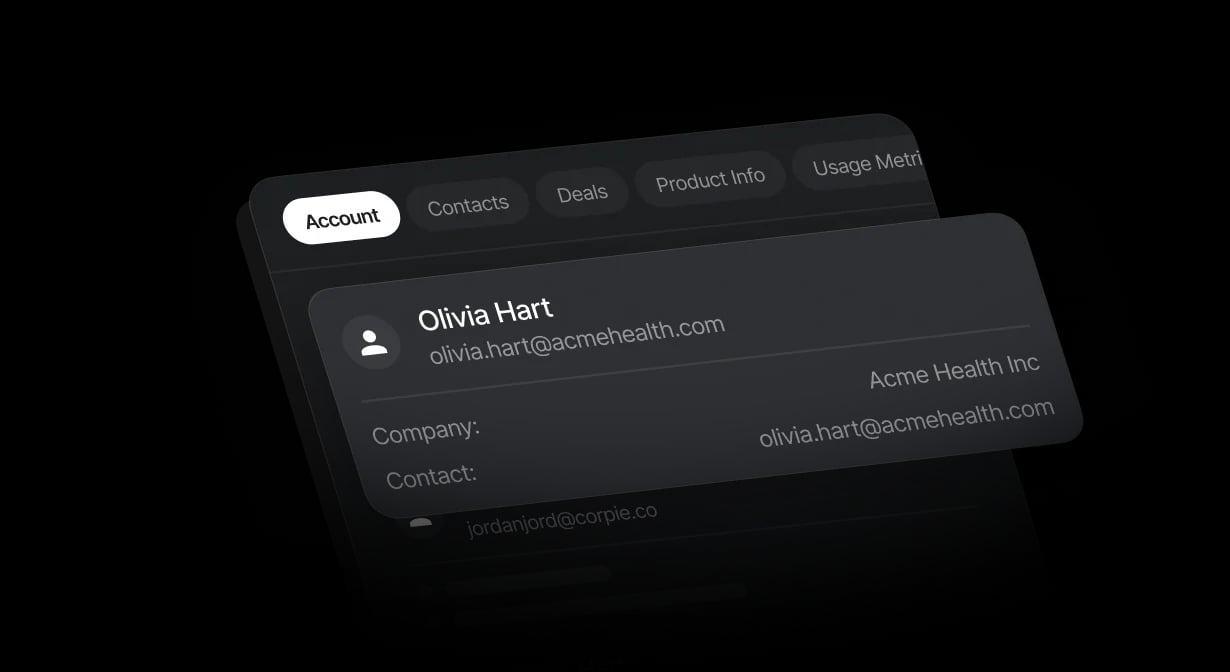 Unified go-to-market data layer